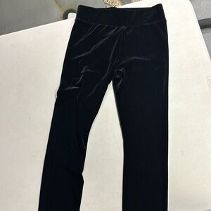 J Crew black velvet leggings